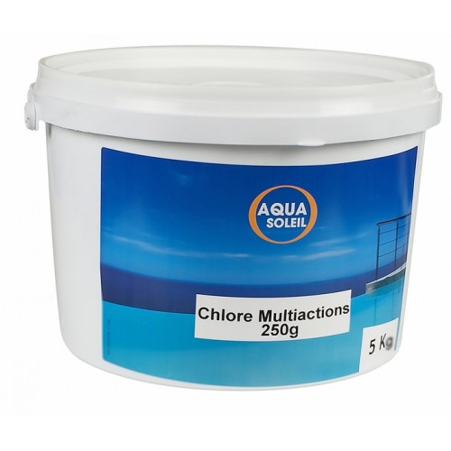Chlore multifonctions ECO - galet de 250 g - seau de 5 kgs