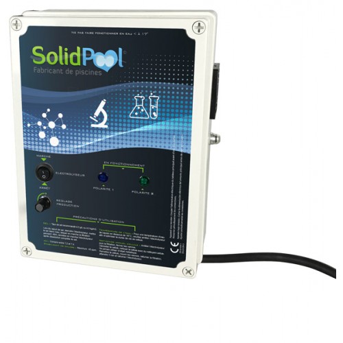 Electrolyseur PRO X90 SolidPOOL a/inversion polarit +dtection volet